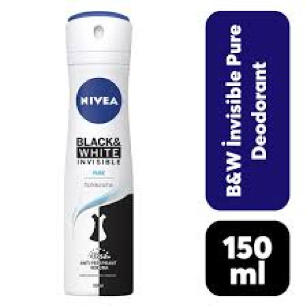 NIVEA DEO 150 ML BAYAN PURE INVISIBLE