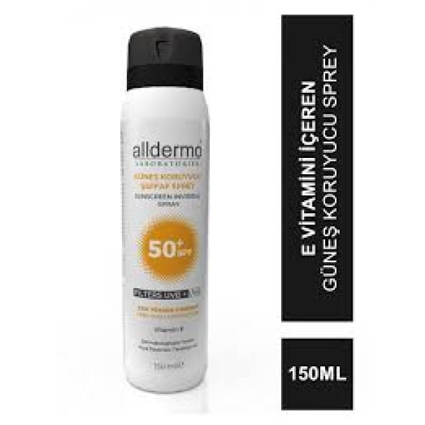 ALLDERMO GÜNEŞ KORUYUCU 50 SPF AEROSOL