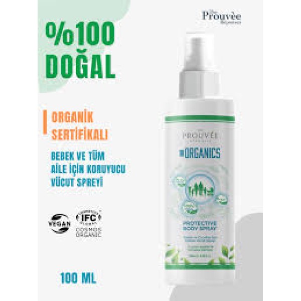 PROVEE ORGANİCS KOKULU VÜCUT SPREYİ 100ML