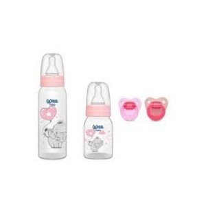 WEE BABY CAM BİBERON 120ML VE BARDAK 30ML & EMZİK SETİ 