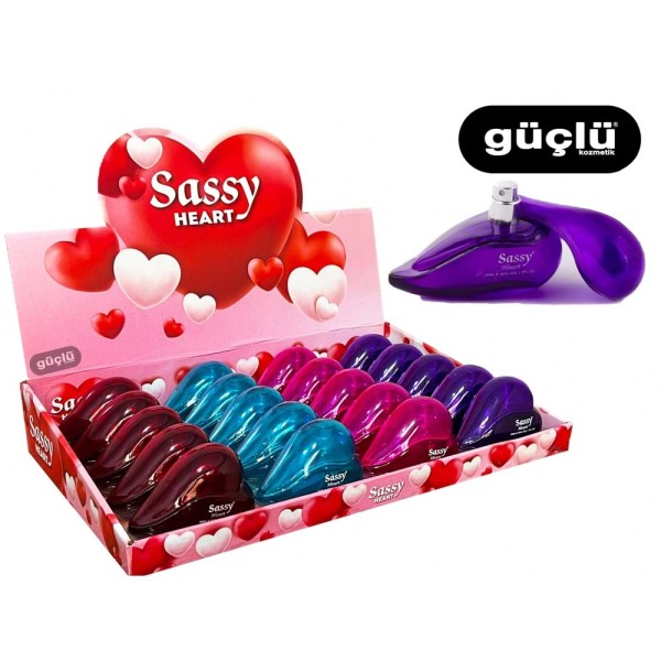 SASSY HEART 50 ML BAYAN EDT (20 Lİ STAND)