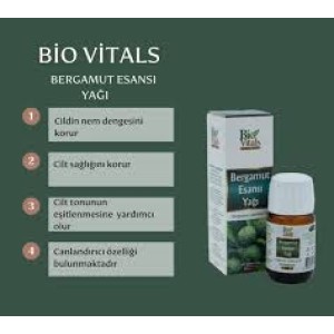 BİOVİTALS BERGAMUT YAĞI 20 ML