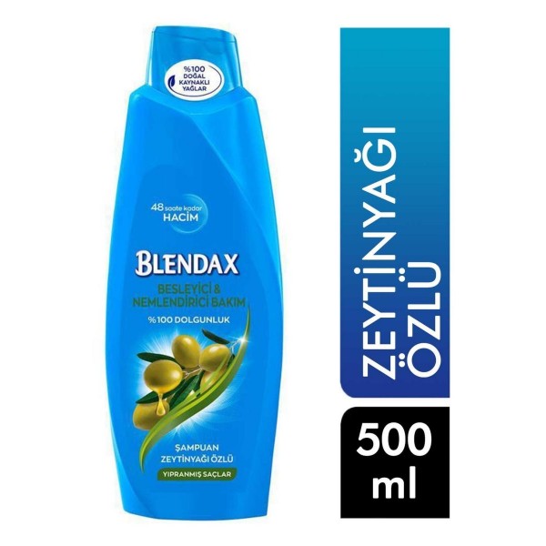 BLENDAX ŞAMPUAN 500 ML ZEYTİNYAĞLI