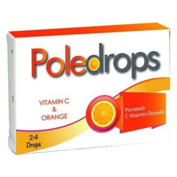 BOĞAZ PASTİLİ POLEDROPS C VİT.&PORTAKAL