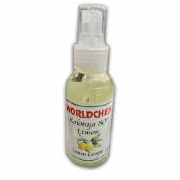 WORLDCHEM  LİMON 100 ML SPREY KOLONYA (KOLİ 36 LI)