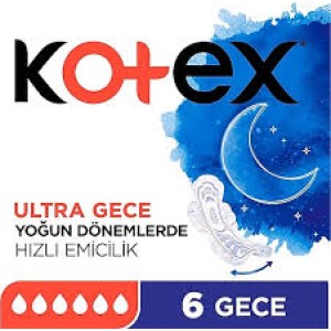 KOTEX ULTRA GECE 6'LI